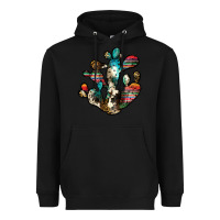 Black serape cactus Heavyweight Hoodie - JahusDesignShop
