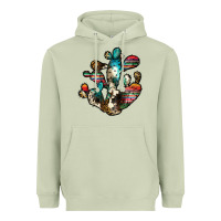 Matcha serape cactus Heavyweight Hoodie - JahusDesignShop
