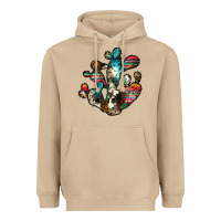 Mushroom serape cactus Heavyweight Hoodie - JahusDesignShop