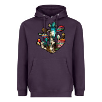 Plum serape cactus Heavyweight Hoodie - JahusDesignShop