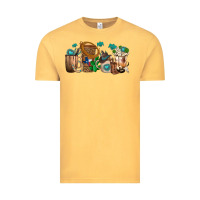 Vintage Mustard western coffee cups Vintage Tee - texasbilliewilder