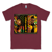 Burgundy juneteenth tumbler Classic Tee - HRA Design Shop