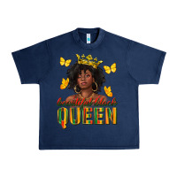 Navy beautiful black queen Urban Heavy Tee - texasbilliewilder