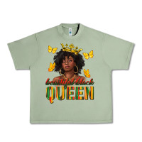 Oil Green beautiful black queen Urban Heavy Tee - texasbilliewilder