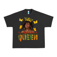 Pigment Black beautiful black queen Urban Heavy Tee - texasbilliewilder