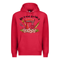 Cardinal life is what you bake it Premium Hoodie - MaliasSmallBusiness