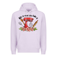 Lilac life is what you bake it Premium Hoodie - MaliasSmallBusiness