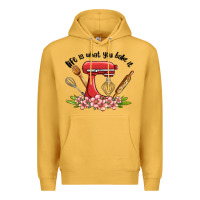 Mustard life is what you bake it Premium Hoodie - MaliasSmallBusiness