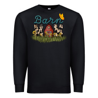 Black barn mom sunflower Premium Sweatshirt - NancyCooperArtShop