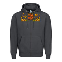 Smoke sunflowers and butterflies mama 16oz libbey cup Zipper Hoodie - HRA Design Shop