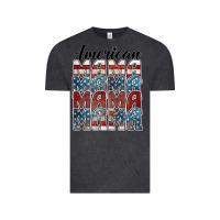 Vintage Black american mama Vintage Tee - BarkalooDesign