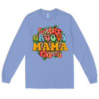 Colony Blue groovy mama Long Sleeve Tee - Zillion Design Studio