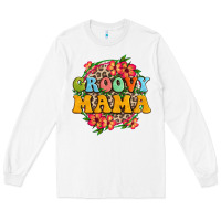White groovy mama Long Sleeve Tee - Zillion Design Studio