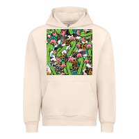 Sandshell Western Cactus And Turquoise Gemstone With Leopard And Cowhide Seamles Urban Hoodie - BundleAndBundleShop