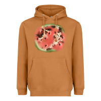 Meerkat watermelon cowhide patch3 Heavyweight Hoodie - JahusDesignShop