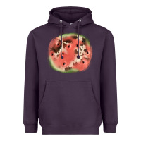 Plum watermelon cowhide patch3 Heavyweight Hoodie - JahusDesignShop