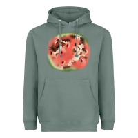 Sage watermelon cowhide patch3 Heavyweight Hoodie - JahusDesignShop