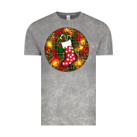 Cloud Rock Santa Stocking Christmas Vintage Tee - RanaPortraitStore