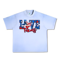 Grape Ice love texas map Urban Heavy Tee - Zillion Design Studio