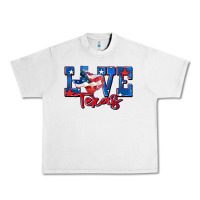 Lunar Rock love texas map Urban Heavy Tee - Zillion Design Studio