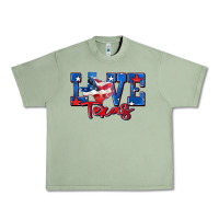 Oil Green love texas map Urban Heavy Tee - Zillion Design Studio