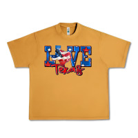 Peanut Butter love texas map Urban Heavy Tee - Zillion Design Studio