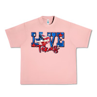 Salmon love texas map Urban Heavy Tee - Zillion Design Studio