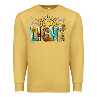 Antique Gold be the light Premium Sweatshirt - NancyCooperArtShop