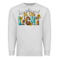 Dove Grey be the light Premium Sweatshirt - NancyCooperArtShop