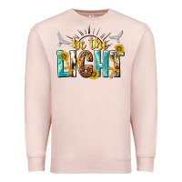 Pale Pink be the light Premium Sweatshirt - NancyCooperArtShop