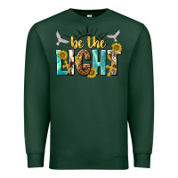 Sports Green be the light Premium Sweatshirt - NancyCooperArtShop