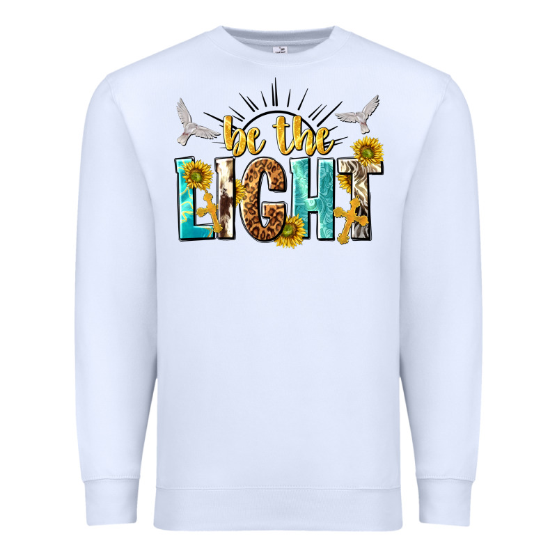 Be The Light Premium Sweatshirt by NancyCooperArtShop | Teevron