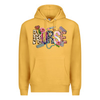 Mustard nurse Premium Hoodie - NancyCooperArtShop