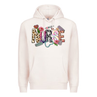 Pale Pink nurse Premium Hoodie - NancyCooperArtShop