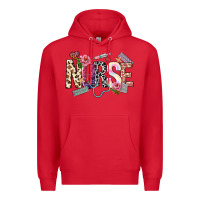 Red nurse Premium Hoodie - NancyCooperArtShop