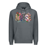 Rock nurse Premium Hoodie - NancyCooperArtShop