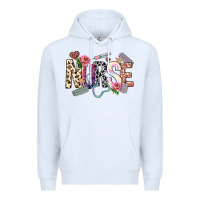 White nurse Premium Hoodie - NancyCooperArtShop