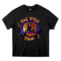 Black bad witch vibes Heavy Core Tee - SublimationCraftShop
