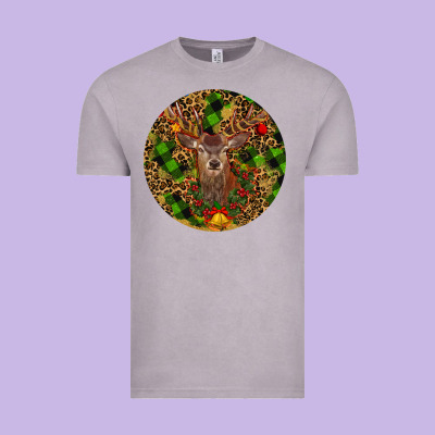 Vintage Tee Christmas Reindeer