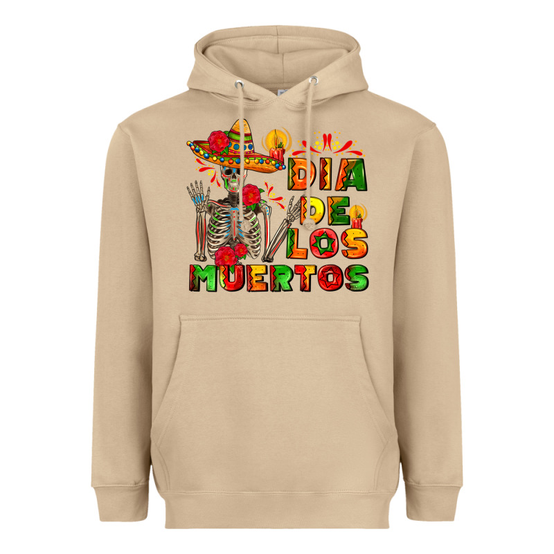 Dia De Los Muertos Heavyweight Hoodie by AdoDesignShop | Teevron