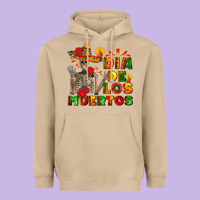 Dia De Los Muertos Heavyweight Hoodie Designed By Adodesignshop