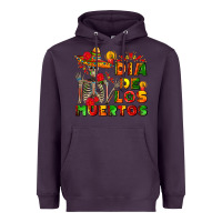 Plum dia de los muertos Heavyweight Hoodie - AdoDesignShop