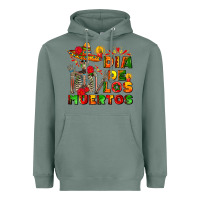 Sage dia de los muertos Heavyweight Hoodie - AdoDesignShop