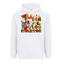 White dia de los muertos Heavyweight Hoodie - AdoDesignShop