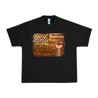 Black American melanin flag Urban Heavy Tee - texasbilliewilder