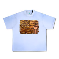 Grape Ice American melanin flag Urban Heavy Tee - texasbilliewilder