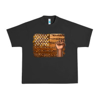 Pigment Black American melanin flag Urban Heavy Tee - texasbilliewilder
