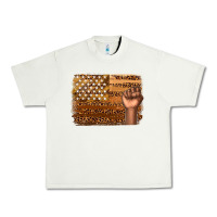 Pistachio American melanin flag Urban Heavy Tee - texasbilliewilder