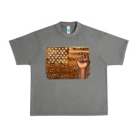 Tornado American melanin flag Urban Heavy Tee - texasbilliewilder