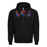 Black floral 4th of july crew 16oz libbey cup Zipper Hoodie - HRA Design Shop
